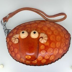 SHEEP leather coin case & key holder